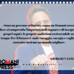 Giorgio Vanni su Domanipress